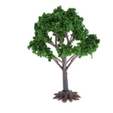 Max 4Pcs 7.5cm HO OO Scale Model Tree Diorama Wargame Scenery Green Landscape