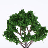 Max 4Pcs 7.5cm HO OO Scale Model Tree Diorama Wargame Scenery Green Landscape