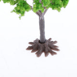 Max 4Pcs Greenery Tree Model Layout Diorama Landscape Building DIY Mixed Colors