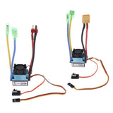 Max Waterproof 320A Brushed ESC with 5V / 3A BEC for 1/10 RC Car T Plug