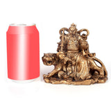 Max 12cm Bring Lucky Wealth God Chinese Fengshui Decoration Home Ornaments