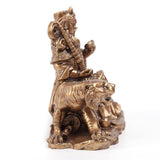 Max 12cm Bring Lucky Wealth God Chinese Fengshui Decoration Home Ornaments