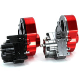 Max RC Car Center Gearbox Transmission Box Assembly with Metal Motor Gear Black