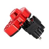 Max RC Car Center Gearbox Transmission Box Assembly with Metal Motor Gear Black