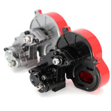 Max RC Car Center Gearbox Transmission Box Assembly with Metal Motor Gear Black