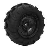 Max 1 Pair Rubber Wheel Tire Tyres for 1:16 Scale Model RC Car DIY Parts Black