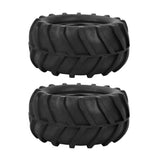 Max 1 Pair Rubber Wheel Tire Tyres for 1:16 Scale Model RC Car DIY Parts Black