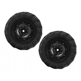 Max 1 Pair Rubber Wheel Tire Tyres for 1:16 Scale Model RC Car DIY Parts Black