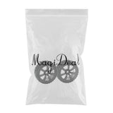 Max 63mm Rubber Tyres Tire 1/ Rim Set for 1:10 Scale On-road Car Accessories