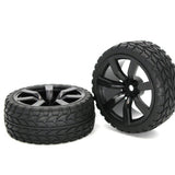 Max 63mm Rubber Tyres Tire 1/ Rim Set for 1:10 Scale On-road Car Accessories