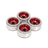 Maxbell 4 Pcs 1/10 Scale RC Crawler Replacement Wheel Hub RC Parts Upgraded Metal C