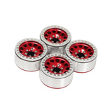 Maxbell 4 Pcs 1/10 Scale RC Crawler Replacement Wheel Hub RC Parts Upgraded Metal C