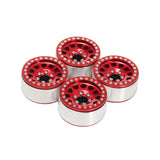 Maxbell 4 Pcs 1/10 Scale RC Crawler Replacement Wheel Hub RC Parts Upgraded Metal G