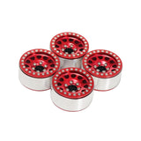 Maxbell 4 Pcs 1/10 Scale RC Crawler Replacement Wheel Hub RC Parts Upgraded Metal G