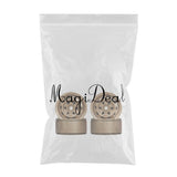 Max 4pcs Metal 1.9'' Wheels Rims Oval for 1/10 RC Crawler Axial SCX10 D90 Bronze