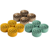 Max 4pcs Metal 1.9'' Wheels Rims Oval for 1/10 RC Crawler Axial SCX10 D90 Bronze