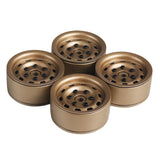Max 4pcs Metal 1.9'' Wheels Rims Oval for 1/10 RC Crawler Axial SCX10 D90 Bronze