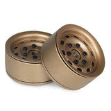 Max 4pcs Metal 1.9'' Wheels Rims Oval for 1/10 RC Crawler Axial SCX10 D90 Bronze