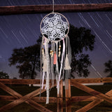 Maxbell Handmade Hook Flower Dreamcatcher Wall Hanging Car Room Decor Gifts 60cm