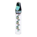 Maxbell Glass Blunt Pipe Colorful Smoking Mini Pipe Glass Blunt Tip Cleaning Tool C