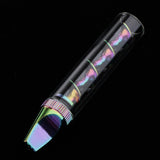 Maxbell Glass Blunt Pipe Colorful Smoking Mini Pipe Glass Blunt Tip Cleaning Tool C