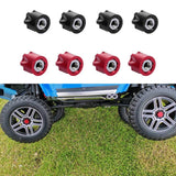 Maxbell 4pcs RC 4mm Wheel Lock Nuts for 1/10 Traxxas TRX4 Axial SCX10 90046 D90