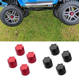 Maxbell 4pcs RC 4mm Wheel Lock Nuts for 1/10 Traxxas TRX4 Axial SCX10 90046 D90
