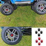Maxbell 4pcs RC 4mm Wheel Lock Nuts for 1/10 Traxxas TRX4 Axial SCX10 90046 D90
