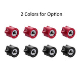 Maxbell 4pcs RC 4mm Wheel Lock Nuts for 1/10 Traxxas TRX4 Axial SCX10 90046 D90