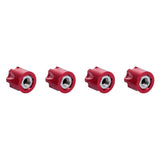 Maxbell 4pcs Aluminium RC Car Wheel Rim Center Cap M4 Nut for 1/10 RC Crawler