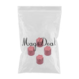 Maxbell 4pcs Aluminium RC Car Wheel Rim Center Cap M4 Nut for 1/10 RC Crawler
