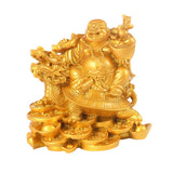 Max Laughing Buddha Resin Ornament Microlandschaft Resin Decoration Gift Gold