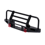 Max 1/10 Metal Front Bumper with LED Light for Traxxas TRX4 Axial Scx10 RC Car