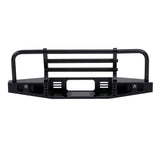 Max 1/10 Metal Front Bumper with LED Light for Traxxas TRX4 Axial Scx10 RC Car