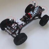 Max 4PCS Metal L-bracket with Magnetic Body Mount for Axial SCX10 1:10 RC Car