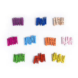Max 50pcs Bamboo Natural Mini Wooden Clips for Clothespin Craft Decor Clips