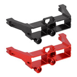 Max Alloy RC Car Steering Servo Mount for 1/10 Traxxas Trx-4 RC Crawler Red