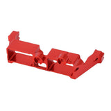 Max Alloy RC Car Steering Servo Mount for 1/10 Traxxas Trx-4 RC Crawler Red