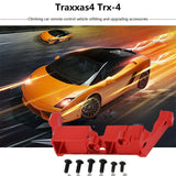 Max Alloy RC Car Steering Servo Mount for 1/10 Traxxas Trx-4 RC Crawler Red