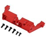 Max Alloy RC Car Steering Servo Mount for 1/10 Traxxas Trx-4 RC Crawler Red
