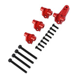 Max Aluminum Front and Rear 4 Link Mount for Traxxas Trx-4 RC Car Parts Red