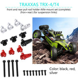 Max Aluminum Front and Rear 4 Link Mount for Traxxas Trx-4 RC Car Parts Red