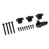 Max Aluminum Front and Rear 4 Link Mount for Traxxas Trx-4 RC Car Parts Black