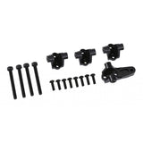 Max Aluminum Front and Rear 4 Link Mount for Traxxas Trx-4 RC Car Parts Black