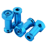 Max 24mm Wheel Hub Hex Drive Adaptor for 1/16 Remote Control Crawler Car x4 Blue