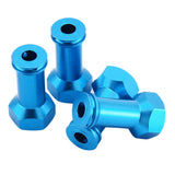 Max 24mm Wheel Hub Hex Drive Adaptor for 1/16 Remote Control Crawler Car x4 Blue
