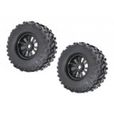 Max 2Pcs 17mm Wheel Rim Tire Tyres 170mm for 1/8 RC Bigfoot RC Monster Trucks