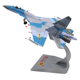 Max 1:72 Scale SU35 Fighter Model Russian Airplane with Stand Gray Collectables
