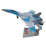 Max 1:72 Scale SU35 Fighter Model Russian Airplane with Stand Gray Collectables