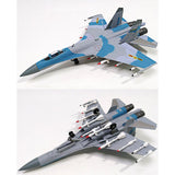 Max 1:72 Scale SU35 Fighter Model Russian Airplane with Stand Gray Collectables